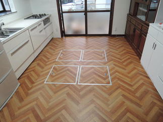 【After】キッチン床