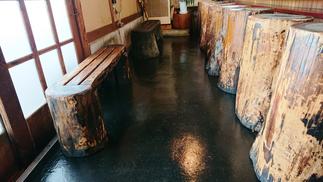 店舗の床 （施工後）