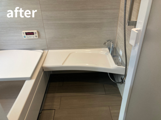 浴室ベンチカウンター