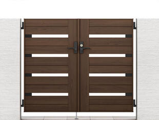 木製門扉からLIXIL製門扉AA