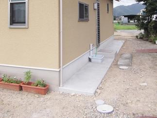 犬走り工事　After