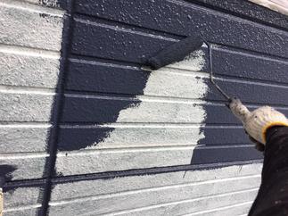 外壁塗装（途中経過）