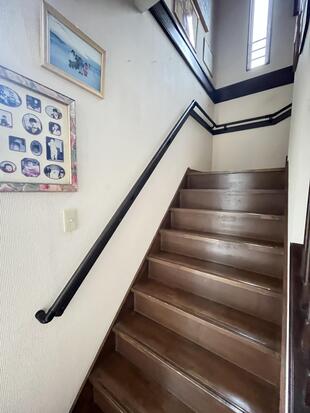 階段手すり取付
