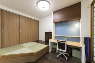 小分けされた和室をLDKへ