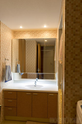 洗面化粧室の模様替え