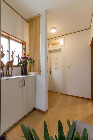 広くなった玄関ホール