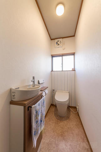 広く使いやすくなったトイレ