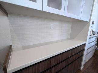 カップボードの内装工事