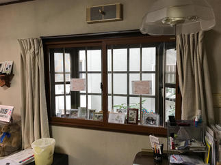 リビング出窓　施工後