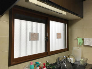 キッチン窓　施工後