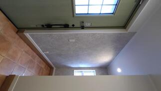 土間収納のある玄関