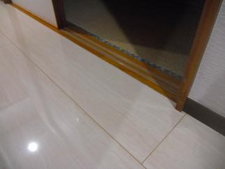 バイアフリ―化とキッチンと和室の間の下がり壁の撤去後