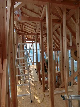 工事中・上棟の頃