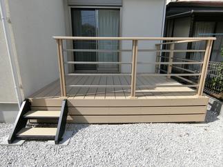 ウッドデッキ正面