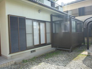 リビングからつながるサンルーム