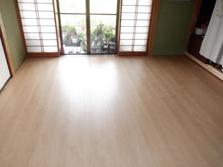 和室も畳からフローリングに！