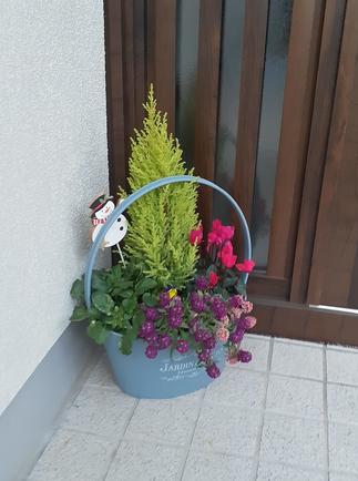 玄関先も華やかに✨✨