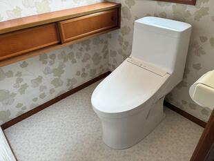 老朽化したトイレの1Dayリフォーム(IN南アルプス市)