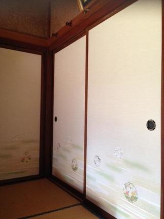 【AFTER】襖紙張替え