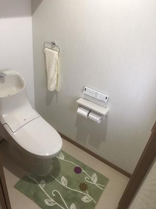 トイレを中に
