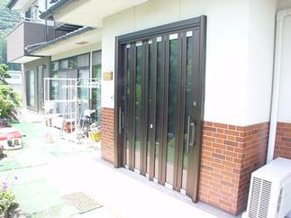 断熱ドアで暖かく。