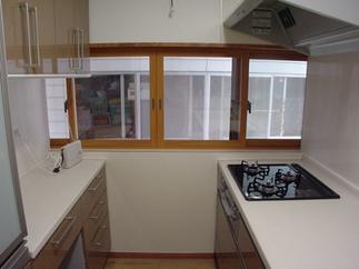断熱内窓でキッチンも明るく・暖かに。