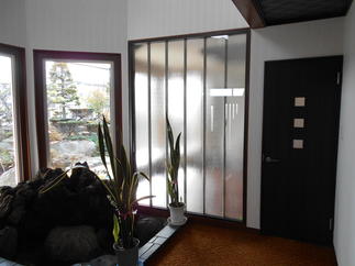 想い出のガラス壁