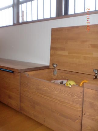 おもちゃも何でも収納・・・安全に。