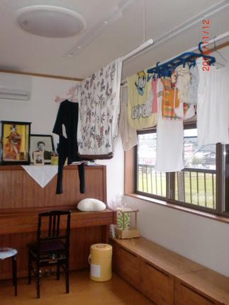 日差しを浴びて・・・。