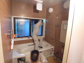 ﾕﾆｯﾄﾊﾞｽ据付工事