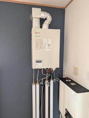 電気温水器からエコフィール灯油ボイラーへ