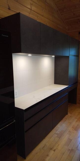 キッチンにエコカラット施工