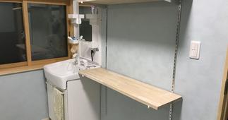 明るくなった洗面化粧・脱衣室