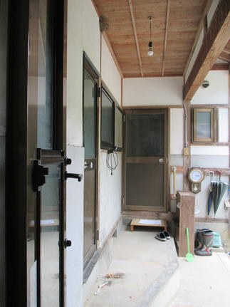 before　土間と3つの勝手口