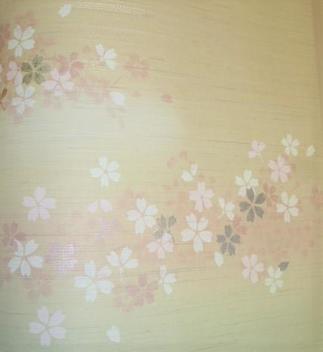 襖の桜柄がアクセントになって素敵です。