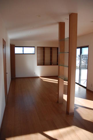 ワンフロアの子供部屋。息子様お二人の開放的な環境になりました。