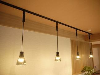 照明をアクセントに。