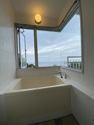 オーシャンビューバスルーム！