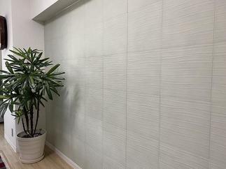 壁一面に調湿効果のエコカラット！