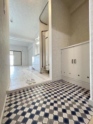 お洒落なクッションフロアで！