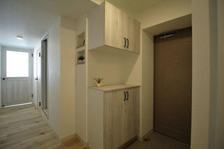 玄関収納を変えて収納量アップ！