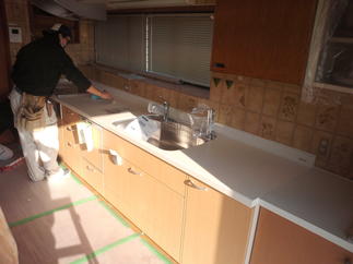 キッチンもリフォームしました