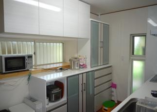 開放的になったキッチン