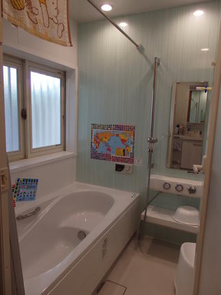 広くなった浴室