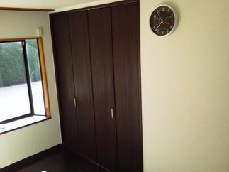 施工後　クローゼット