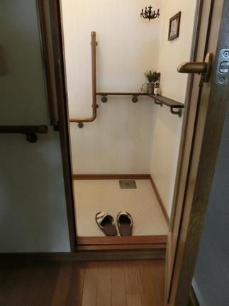 [施工前]段差のあった入り口