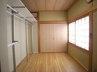 和室のウォーク・イン・クローゼット（W.I.C）