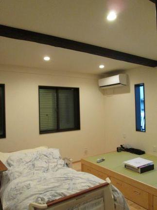 新たに設けた寝室