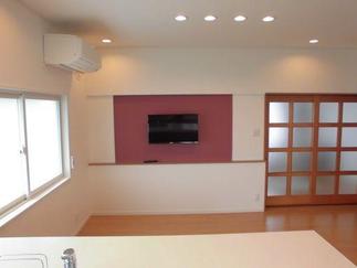 ダイニングとの一体感