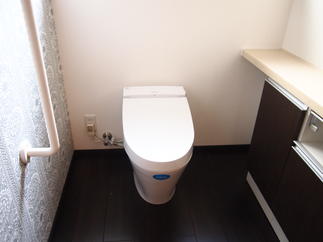 シックでおしゃれなトイレに